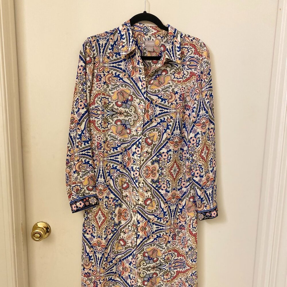 Like New Long sleeve long flowy dress
